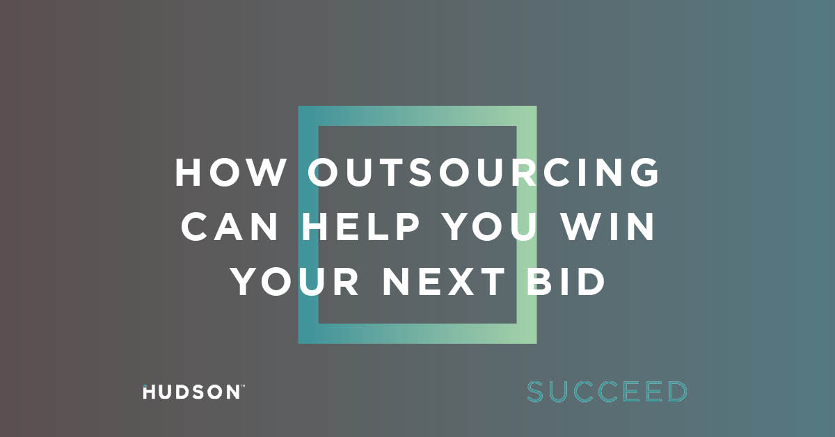 Outsourcing can help you win your next bid