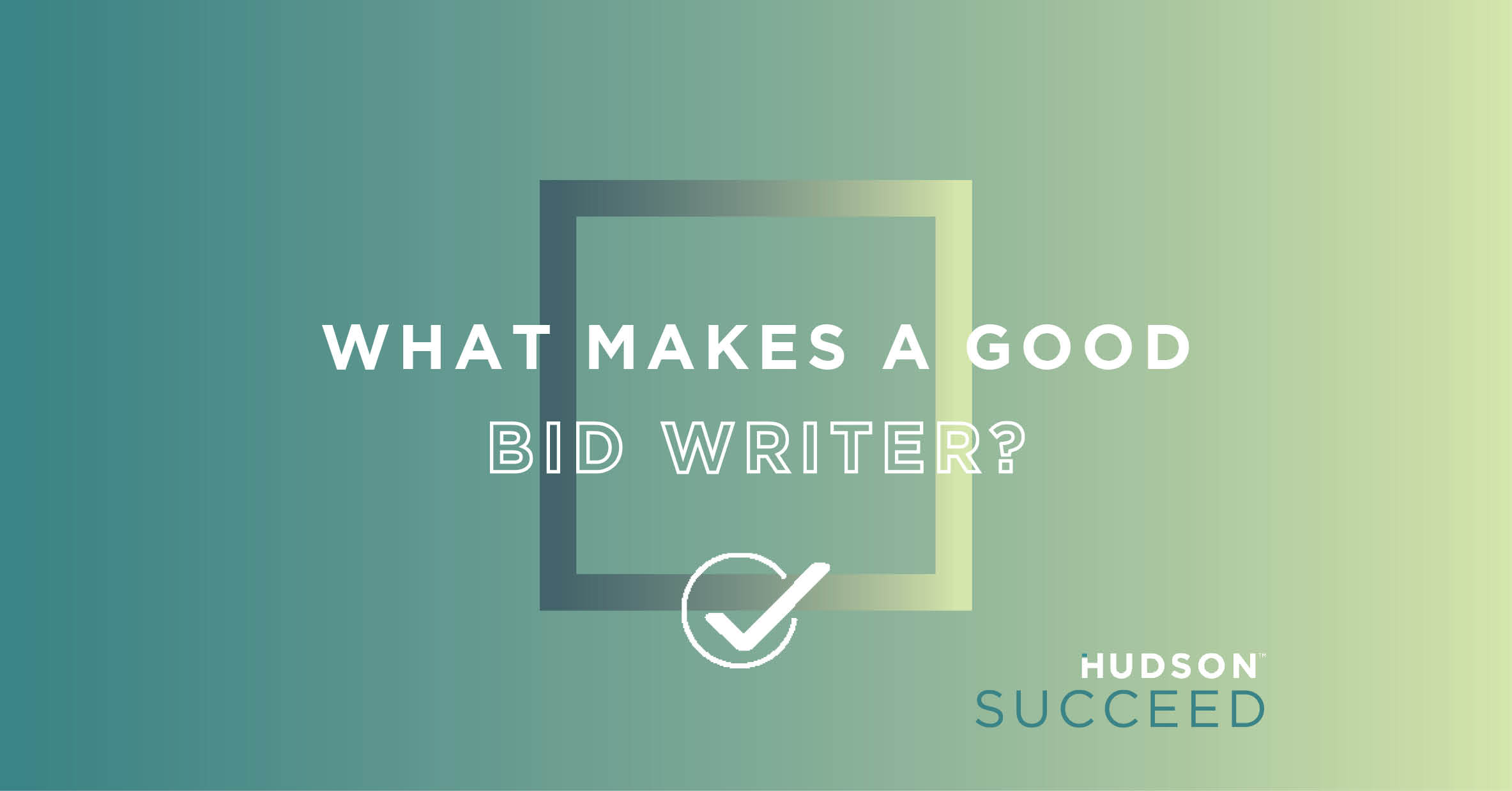 What is a Bid Writer